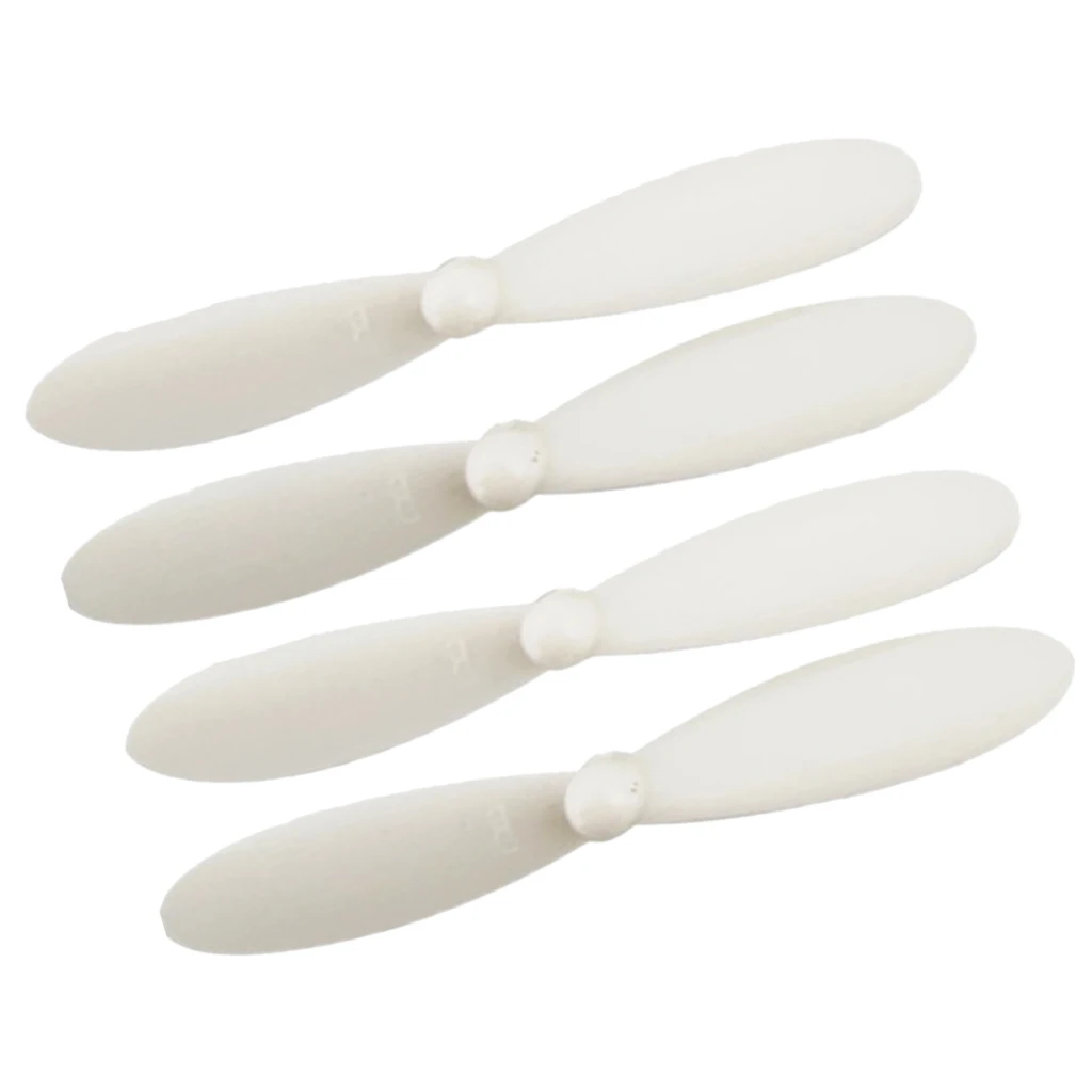 Drone Propeller Props Replacement Parts for HUBSAN H107P H107C+ H107D+ H107C PLUS H107D PLUS RC Quadcopter, 4pcs/set