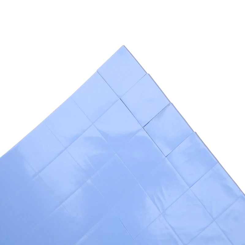 100 шт. 100x100x1 мм GPU CPU термальный коврик силиконовый Радиатор Охладитель проводящие прокладки WXTB