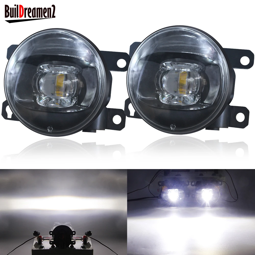 2 X LED Fog Light 30W 8000LM Car Front Bumper Fog Lamp 12V For Suzuki Grand Vitara Jimny SX4 Splash Ignis Swift Alto XL7