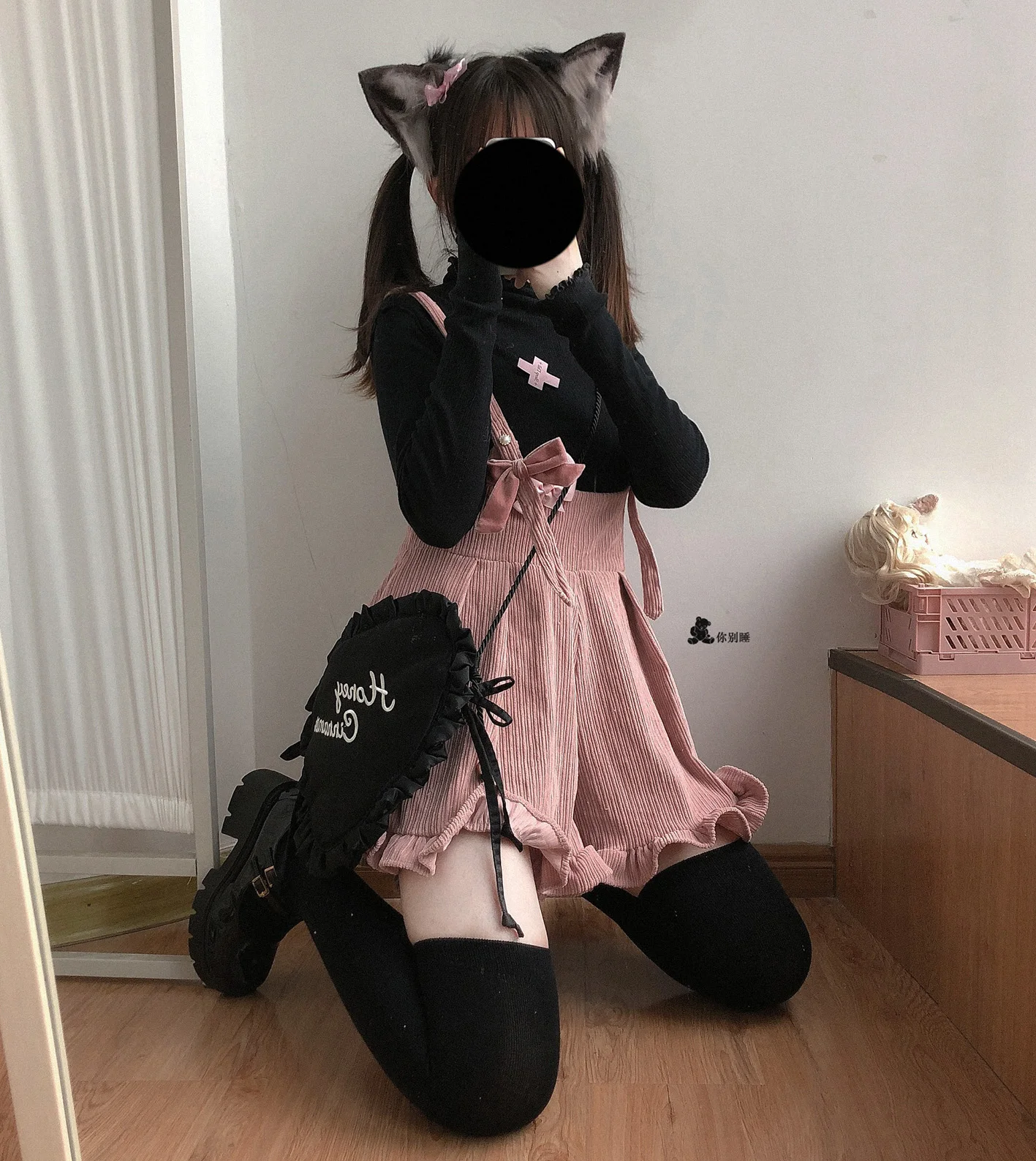 Japnaese Student Süße Mädchen Lolita Nette Bib Hosen Pilz Spitze Weichen Mädchen College Stil Täglichen Tuch Kawaii Mädchen Cosplay Cos loli