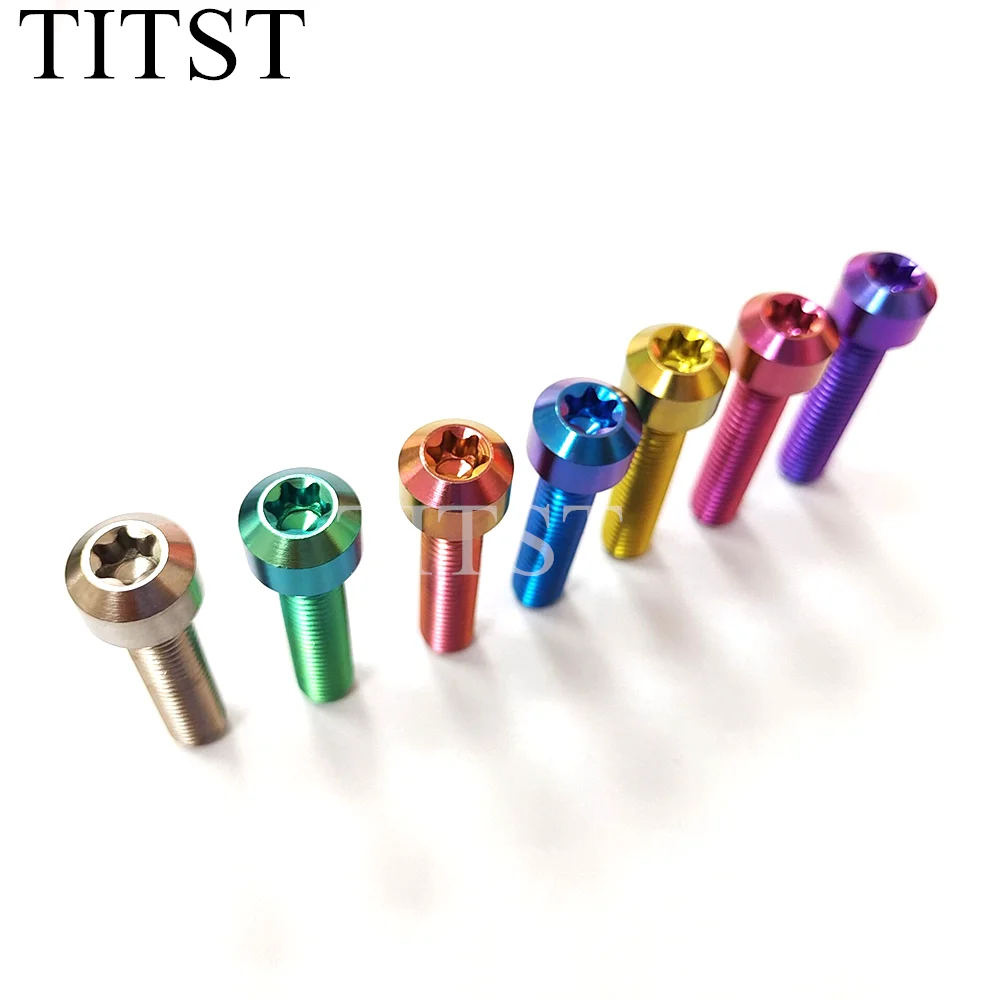 TITST M6 gr5 titanium cylindrical head torx drive bolts