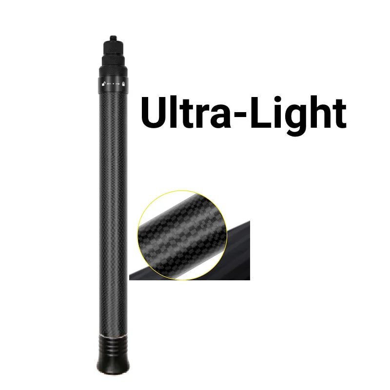 3M Insta360 EINE X2 Unsichtbare Selfie Stick für EIN R ONE X GoPro Max Ultra-Licht Carbon Faser für GoPro 9 Action Kamera Zubehör – Detail 4