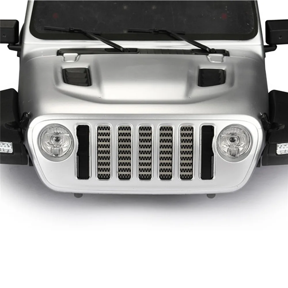 Metal Mesh Grille Simulatie Intake Hood Radiator Box voor 1/10 Axiale SCX10 III RC Auto Accessoires