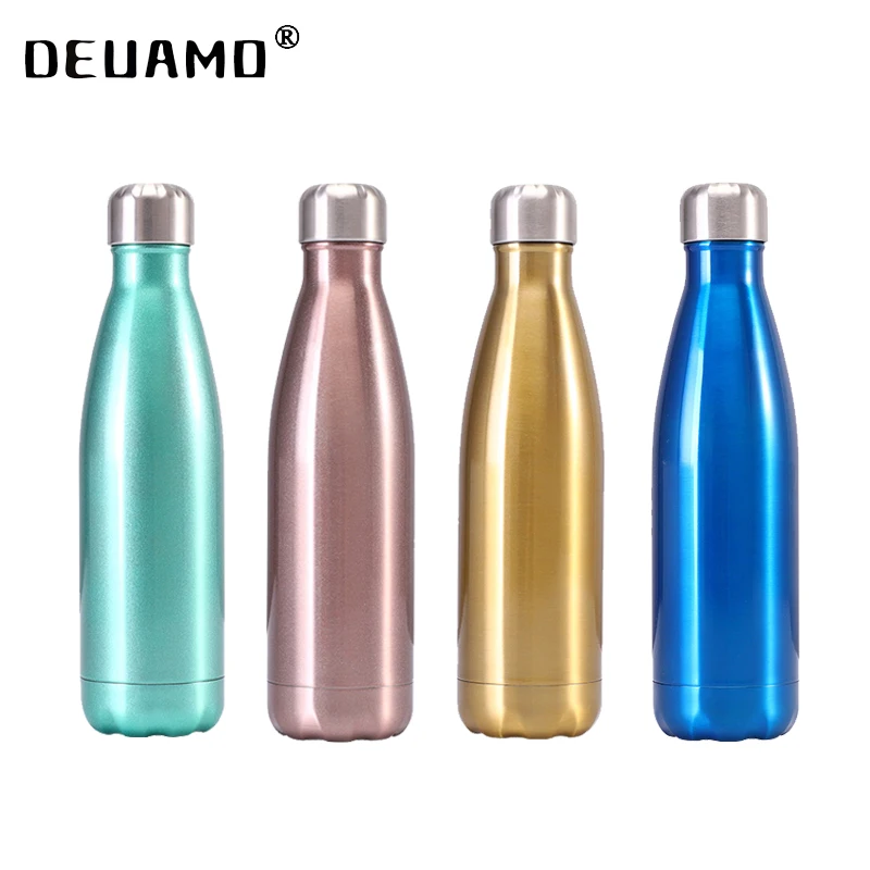 

Customized 500ml Thermos Bottle For Water Bottles Bright Cola bottle Stainless steel vacuum flask Cup sports Drinking bottle