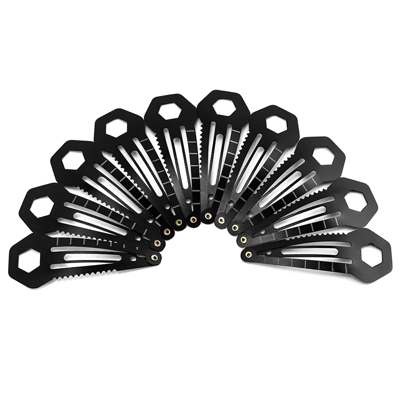 Multifunction auto defesa hairpin edc grampo de cabelo para mulheres grampos de cabelo mini ferramenta acampamento emergência sobrevivência engrenagem