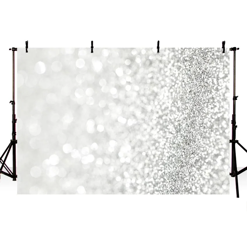 Shinning Photography Backdrop for Photo Studio Senior Art Fabric Background for Newborn Silver Boken Backdrops  Photography