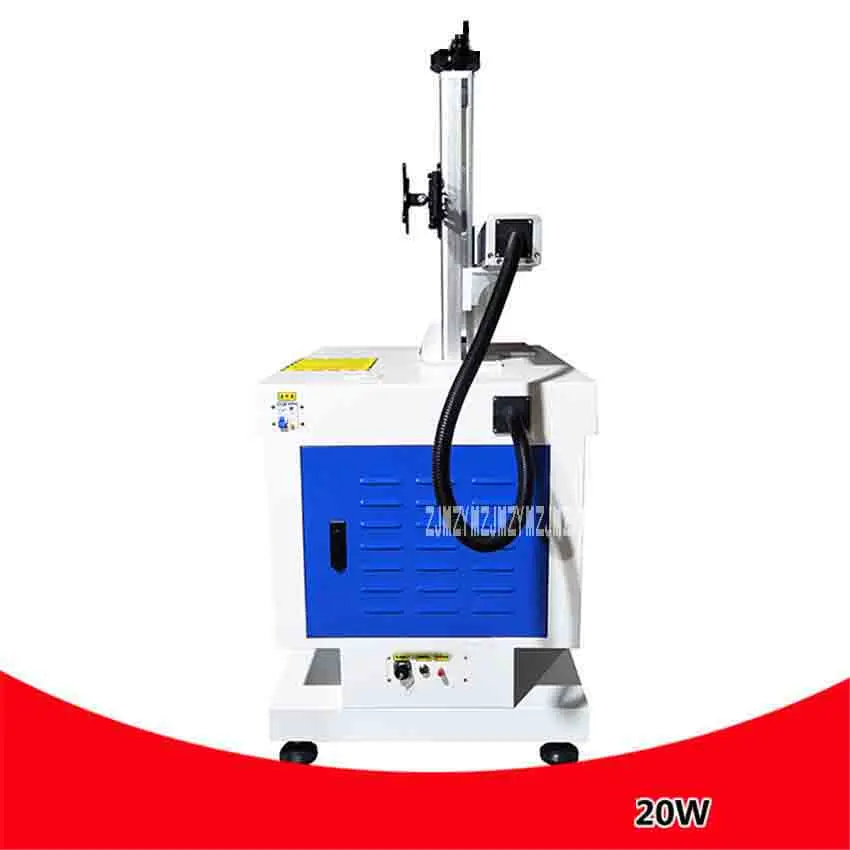 New Arrival 20W Cabinet Type Fiber Laser Marking Machine Metal Lettering Phone Shell Laser Engraving Marking Machine 220V/110V