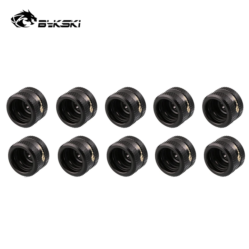 

10pcs Bykski 8X12mm,10X14mm,12x16mm Hard Tube Fittings For Computer Water Cooling Kit Loop Build Connection,G1/4",B-HTJV2-L12