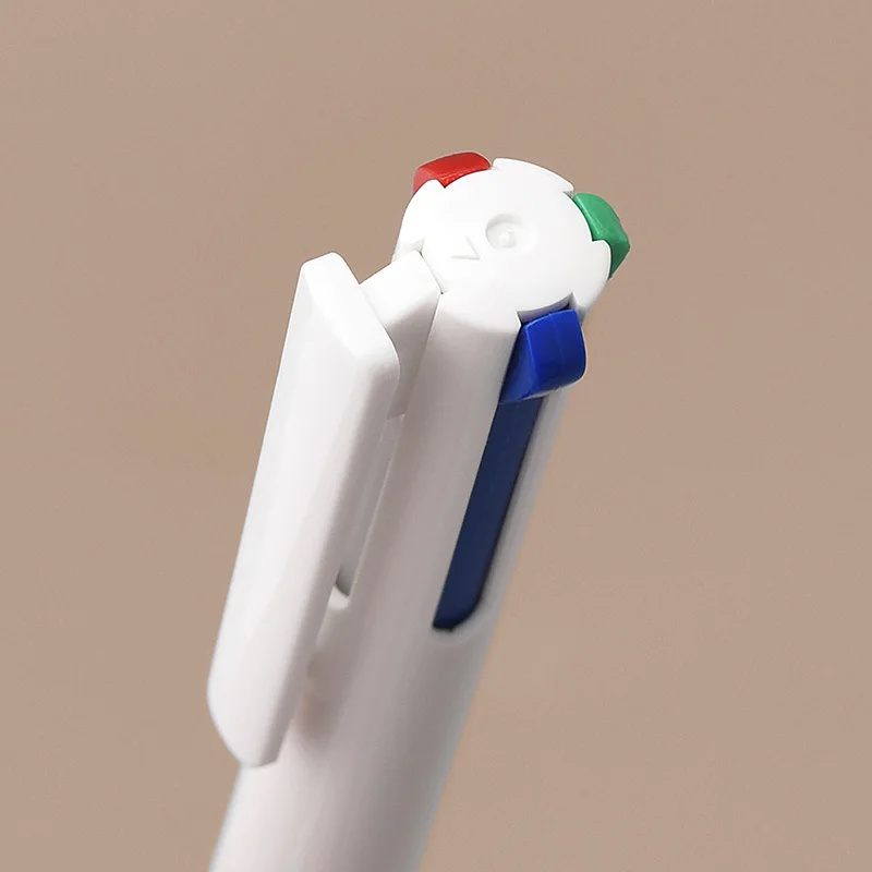 Kakogreen – stylo multifonction à 4 fonctions, recharge 0.5mm, noir, bleu, rouge, vert