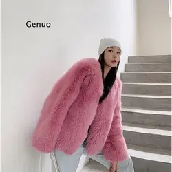 Fur Coat Faux Fur Coat Female Coat Winter Natural Mink Fur Coat Women'S Fur Coat Winter Coat for Women Jacket Women 2021 New