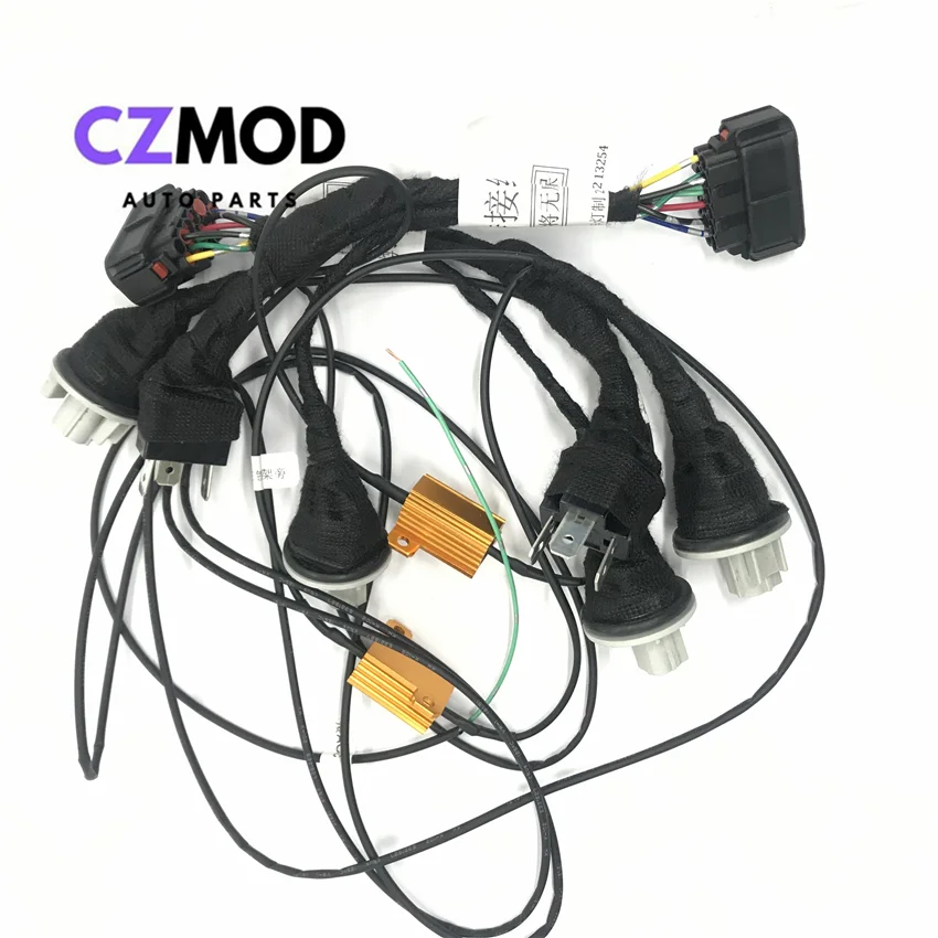 Car Headlight Modification Upgrade Transfer Wire Harness Headlamp Modify For Honda 20-21 FIT From Halogen To LED Play And Plug