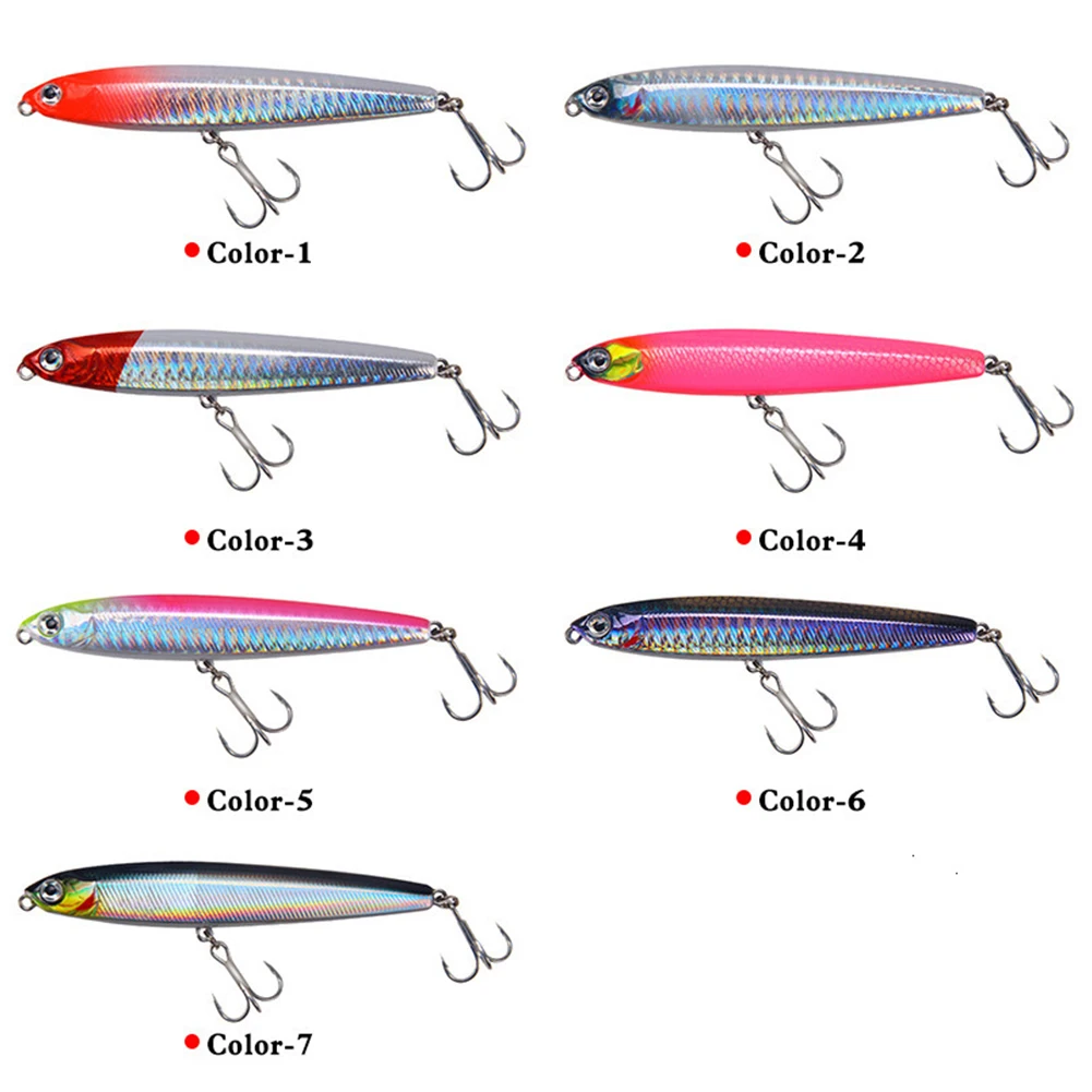 24g Sinking Minnow Pencil Fishing Lure Wobblers Hard Bait Metal Hardbait Artificial Bait Wobbler For Jigging Fishing