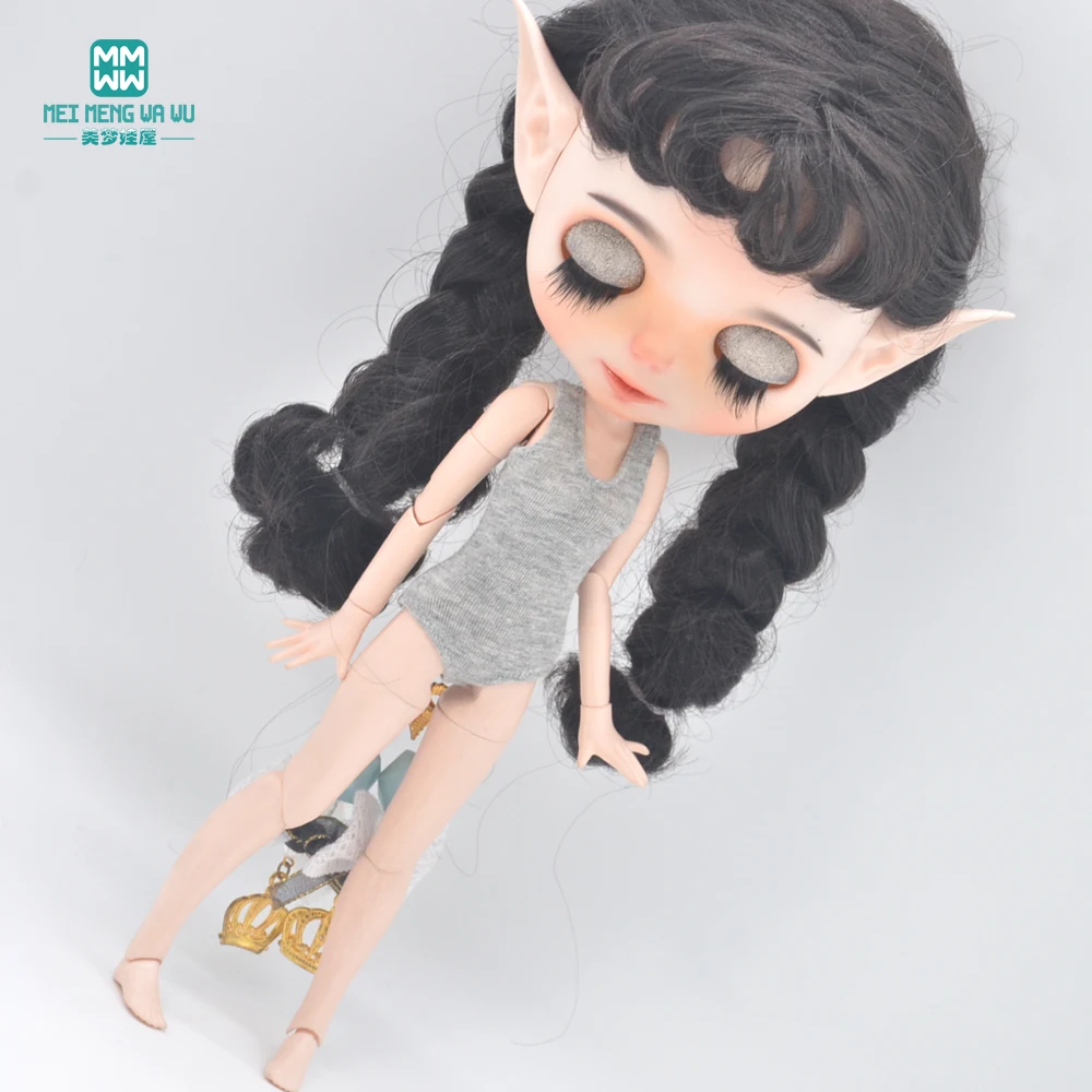 Clothes for Doll Fits Blyth Azone OB22 OB24 Doll Accessories Fashion One-Piece Swimsuit