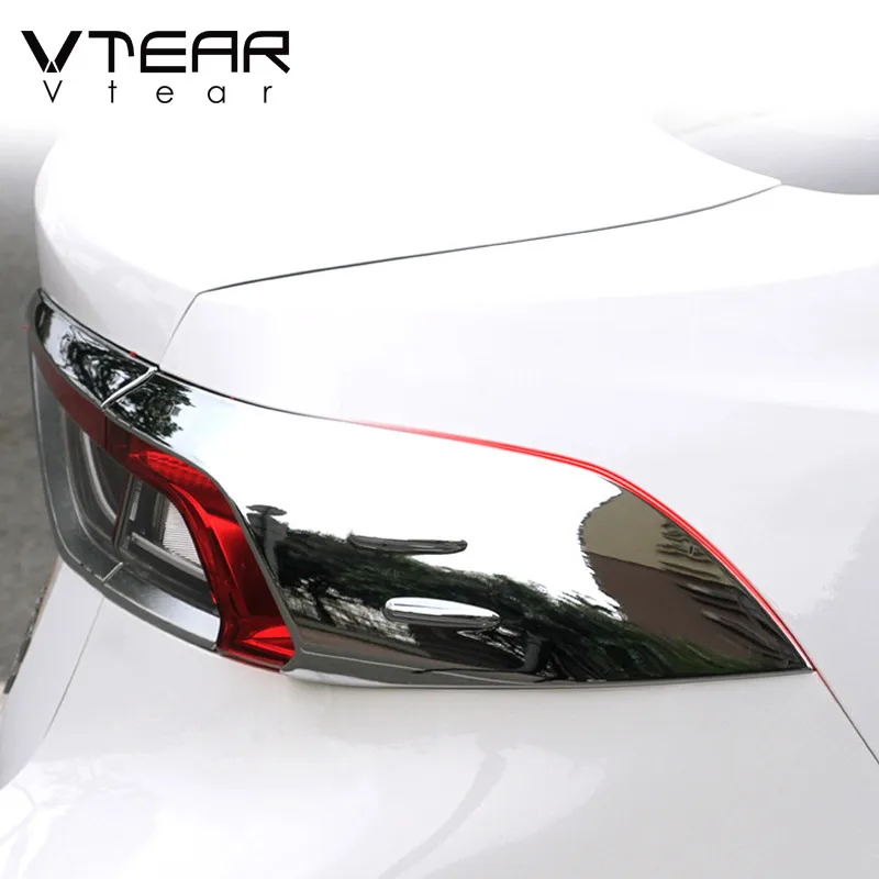 Vtear Rear Lights Trim Exterior Tail Lamp Cover Frame Decoration Car Styling Mouldings Accessories Parts For Toyota Corolla 2023