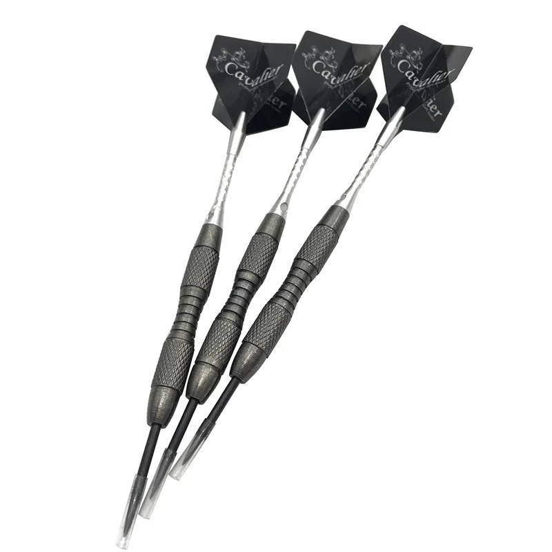 Hohe-qualität 20g Fest Darts 3Pcs Neue 16cm Länge Stahl Tip Darts Wolfram Barrel Silbrig Weiß dart Wellen Flüge Dardos