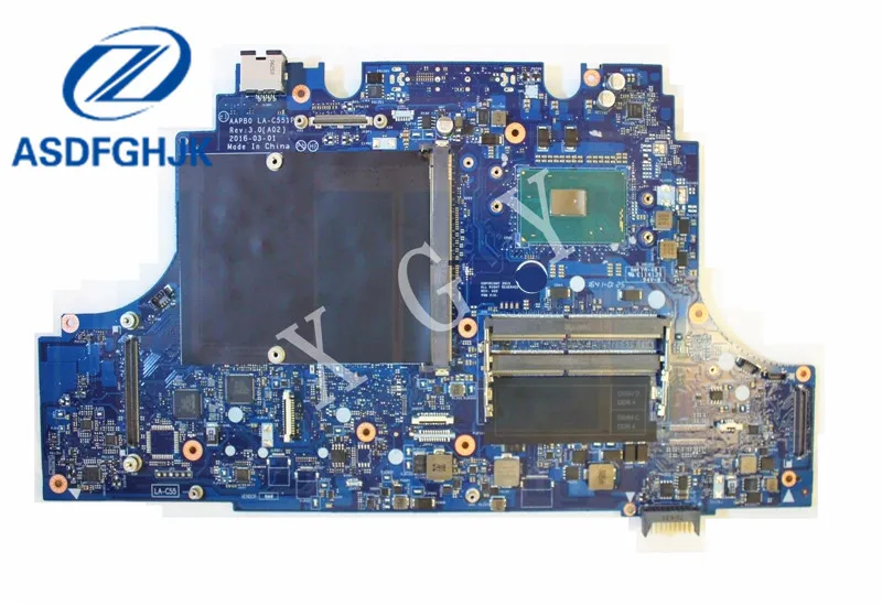 

Laptop Motherboard LA-C551P For Dell Precision 7710 NR6XM 0NR6XM CN-0NR6XM Xeon E3-1505M v5 2.8 GHz 100% Test OK