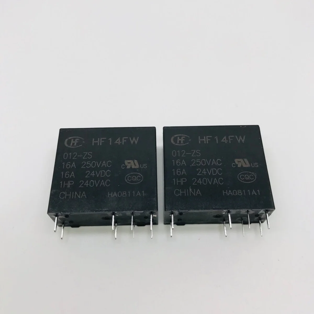 

HF14FW-012-ZS 12VDC 8pin 16A 250VAC relays