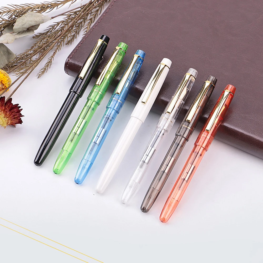 Transparente Farben Füll federhalter Kunst Kreation 0,5mm Kalligraphie Tinte Stift für Schul büro Schreib werkzeug Briefpapier Geschenk Stift – Detail 10