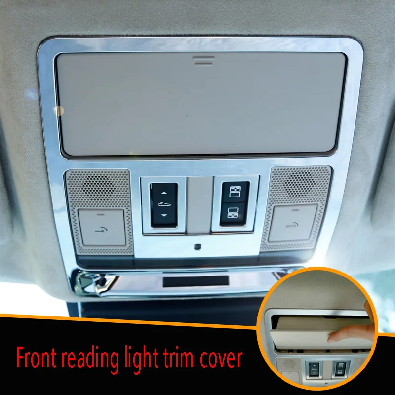 Car styling accessories 1pcs ABS front reading light trim cover For Jaguar F-PACE 2016-2020