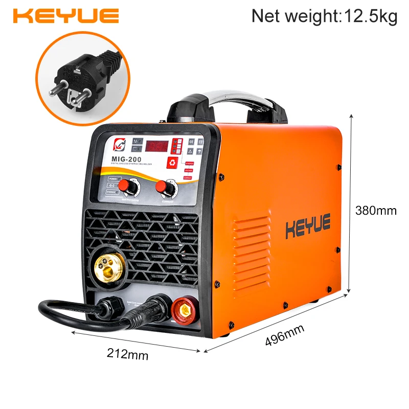 Inverter Pulse Single Phase 250A MIG Welding Machine Multifunction Synergic TIG MMA MIG Welder For Stainless Steel Aluminum Weld