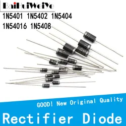 Diodo Retificador de Alta Qualidade, Novo, 1N5400, 1N5401, 1N5402, 1N5404, 1N5406, 1N5408, DO-27, IN5402, IN5404, 10pcs por lote