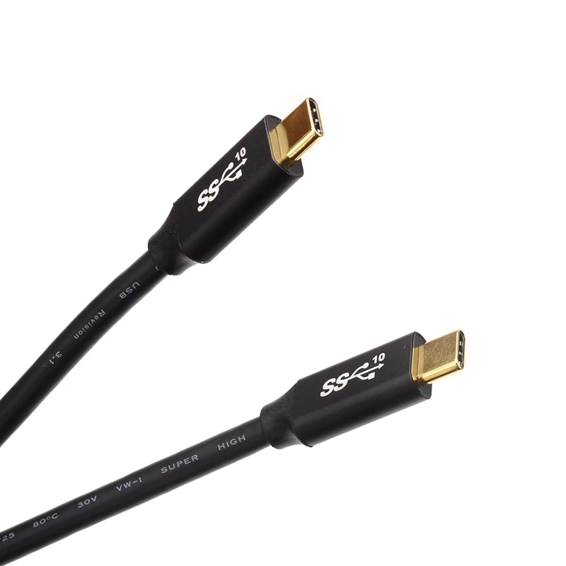 100W PD USB C ถึง C สาย USB 3.1 Gen2 10Gbps Type-C ชายชายสําหรับ MacBook Air iPad pro 2020 4K 0.5m 1m 2m 3m ตัวเลือก