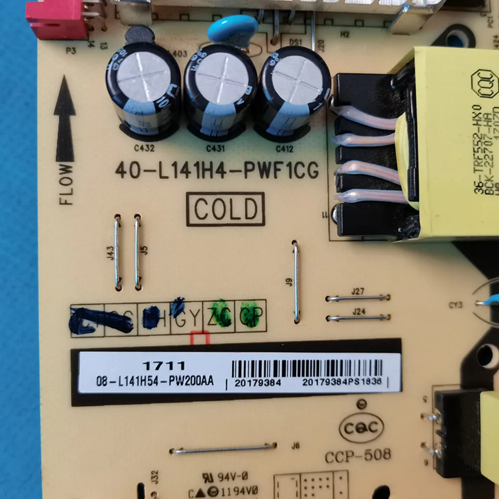 Original LCD Power Supply Board 40-L141H4-PWF1CG 40-L141H4-PWG1CG For TCL L49P1A-F D55A620U 55S405 U49P6006 55UC6596 55UC6306