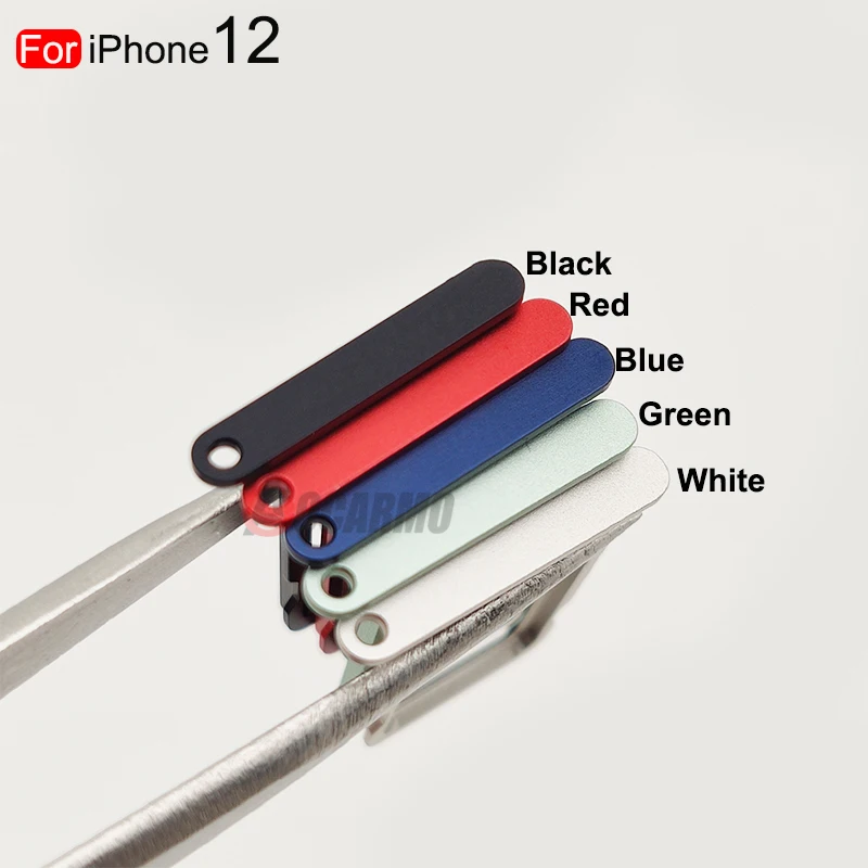 Dual & Single Sim Card For iPhone 12  Holder SIM Card Tray Slot Holder Adapter Socket Replacement Parts