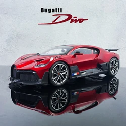 Bburago 1:18 Bugatti Divo Supercar  Simulation Alloy Car Model Collect gifts toy