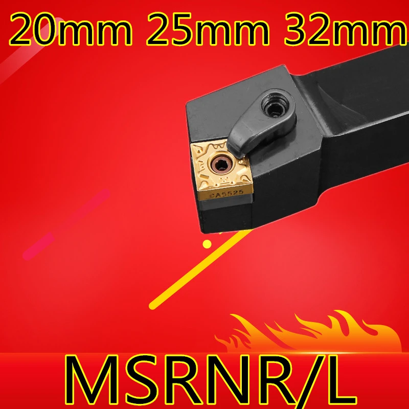 1 Uds MSRNR2020K12 MSRNR2525M12 MSRNR3232P12 MSRNL2020K12 MSRNL2525M12 MSRNL CNC herramientas de corte de torno portaherramientas de torneado exterior