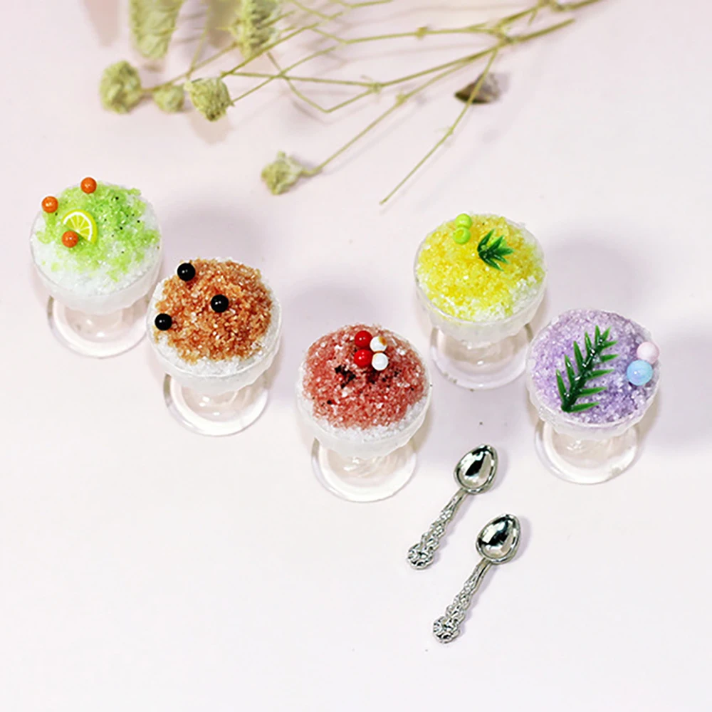 1Pcs 1/12 Dollhouse Miniature Accessories Mini Juice Smoothie Model Simulation Drinks for Doll House Decoration