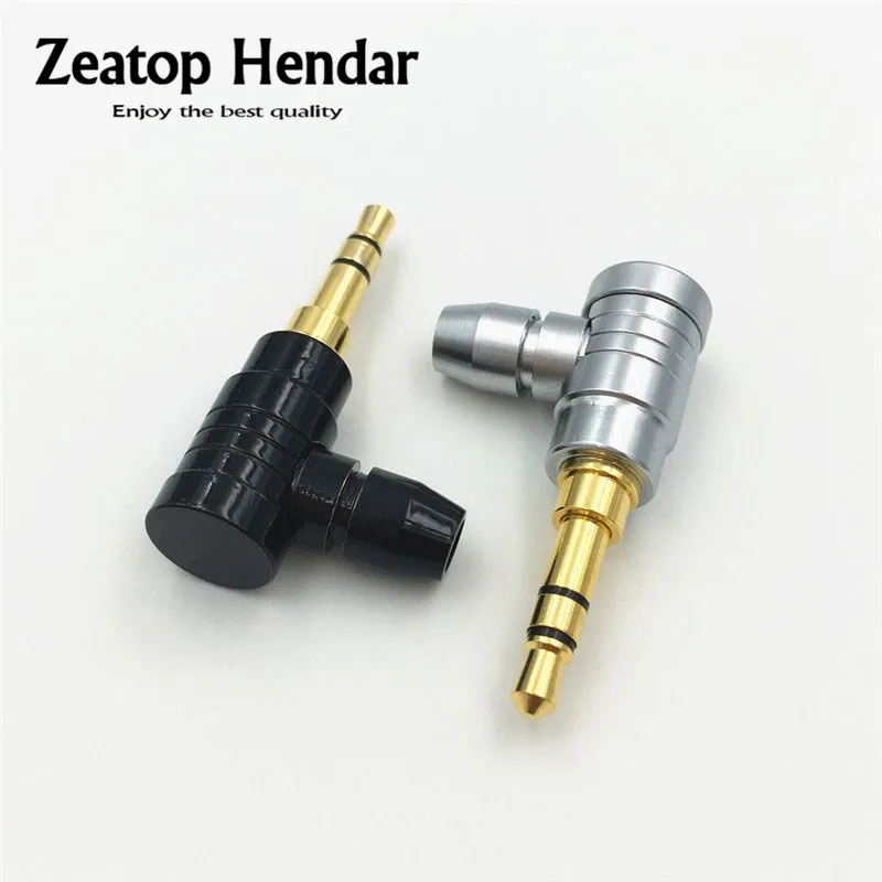 مطلية بالذهب الزاوية اليمنى ستيريو التوصيل ، 3.5 مللي متر ، 3 القطب ، 4 القطب ، 3.5 الصوت ، بارس جاك لكابل سماعة ، لحام محول موصل ، 1 قطعة #1