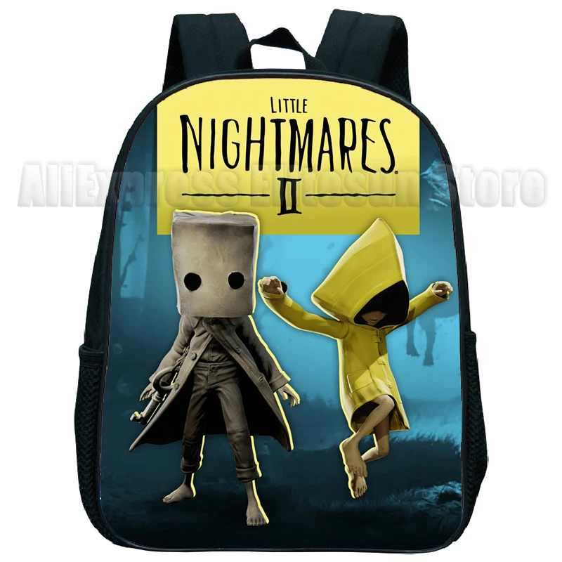 Little Nightmares 2 Backpack Kids Kindergarten School Bag Toddler Waterproof Daily Knapsack Children's Cartoon Mini Rucksack