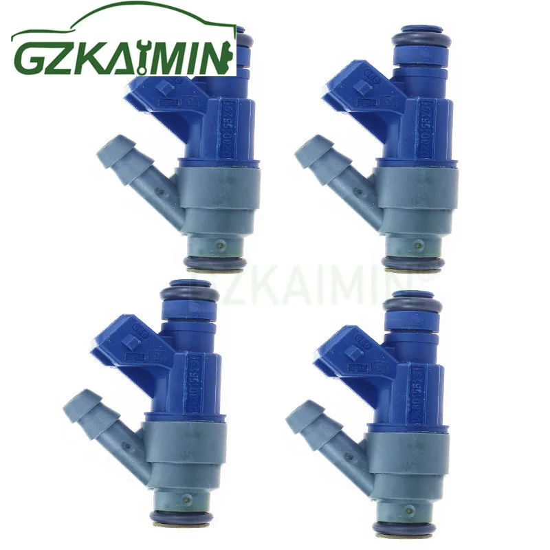 SET OF 4 HIGH QUALITY  Flow Matched Fuel Injectors fuel  inejctor nozzle   0280155791  for Volkswagen 2.0  K-M