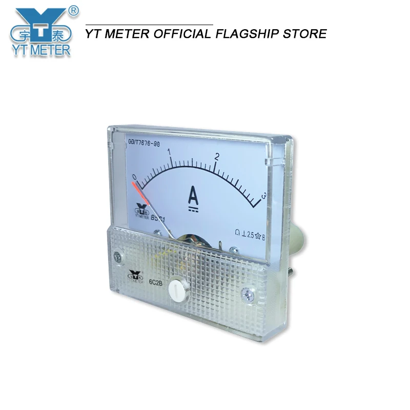 85c1 positive and negative ammeter DC milliammeter microammeter ± 25ua 50ua 100ua 200mA 300mA 5A 10A bidirectional ammeter