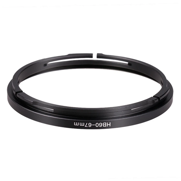 HB60-62/67/72/77/82mm baionetta B60 60-62/67/72/77/82 Step Up adattatore per filettatura filtro obiettivo a vite per fotocamera Bay 60
