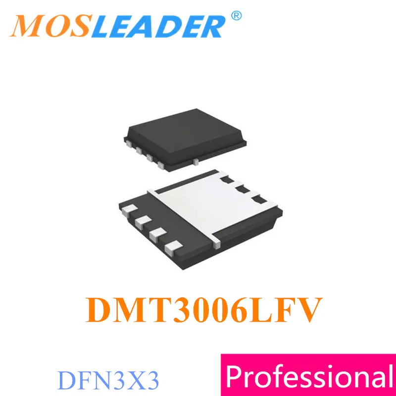 

МОП-транзисторы mossleader DMT3006LFV PowerDI3333-8, 100 шт., 500 шт., 1000 шт., DMT3006, DMT3006L, DFN3X3, N-канальные 30 В, 60 А, китайские высококачественные