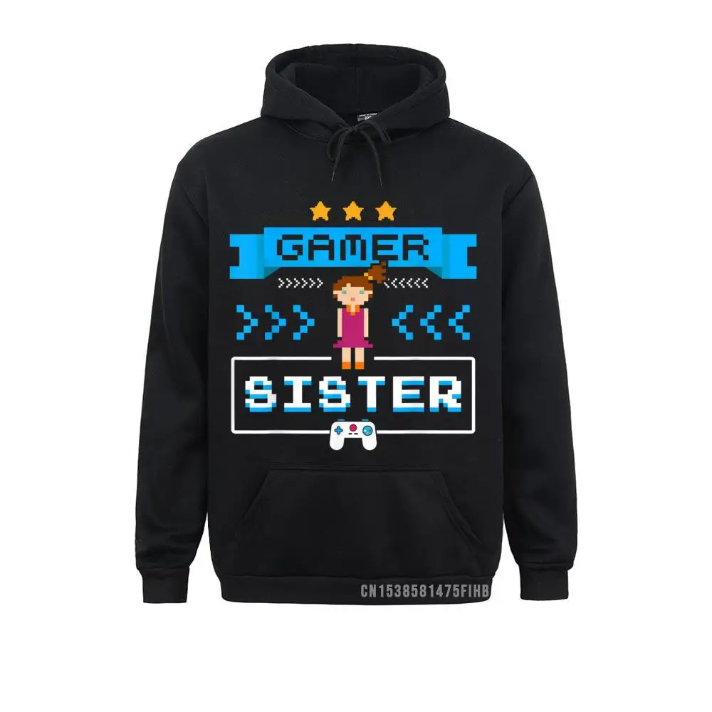 

Sister Gamer Cute First Time Sister New Baby Announcement Sweatshirts Classic Brand Male VALENTINE DAY Hoodies Tight Hoods