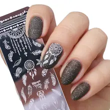 Nail Stamping Plates Set with Tools #5