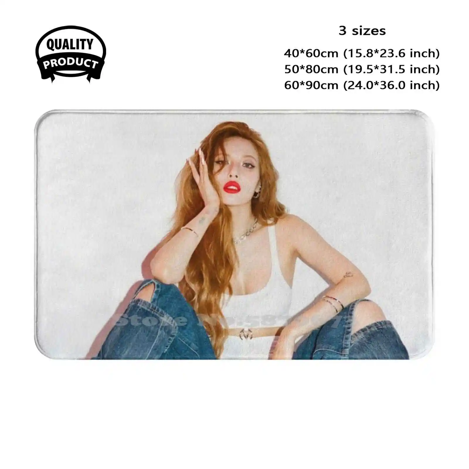 Hyuna Good Girl Soft Cushion Home Carpet Door Mat Car Rug Kim Hyuna 4Minute 4 Minute Troublemaker Change Ice Cream Bubble Pop