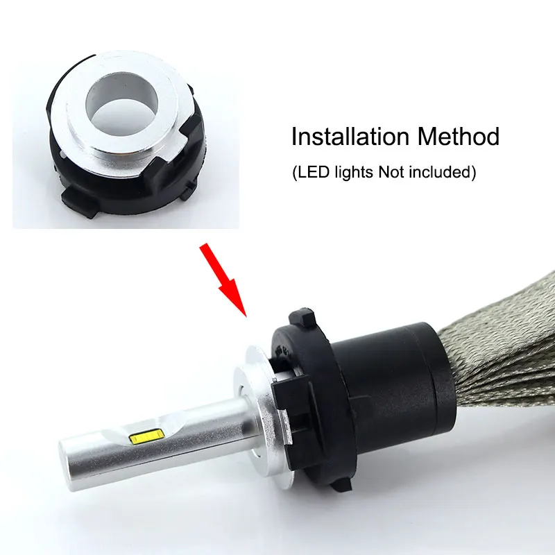 10pcs Base H7 Adapter for Kia Cerato Elantra Pride K3 Carens for Hyundai H7 LED Socket Holder for New Azera for Circeo