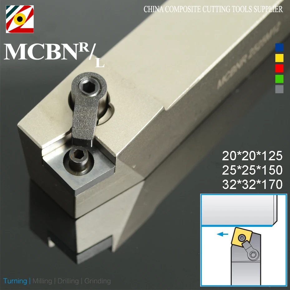 EDGEV 75 Degree MCBNR MCBNL MCBNR2020K12 MCBNR2525M12 MCBNR3232P12 Cnc External Tool Holder Turning Tools For CNMG120408