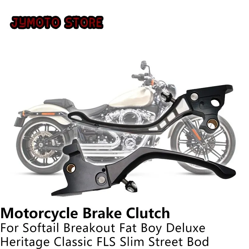 

Clutch Brake Lever Kit 2015 -2020 For Harley Tourist Street Softail Breakout Fat Boy Deluxe Heritage Classic FLS Slim Street Bod