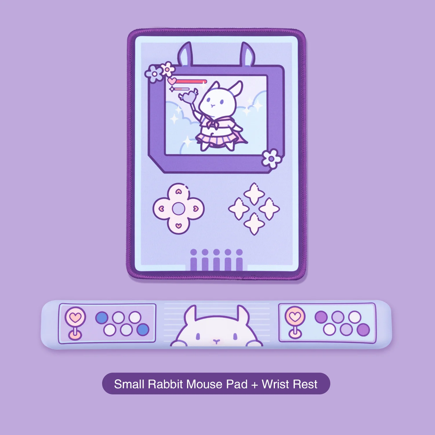 Lớn Kawaii Miếng Lót Chuột Chơi Game Thỏ Tai XXL Bàn Làm Việc Kèm Cổ Tay Không Thấm Nước Bọc Chống Trượt Bàn Để Laptop phụ Kiện