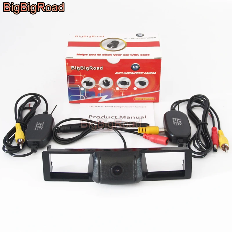 

BigBigRoad CCD Car Front View Logo Camera For Porsche Macan 2018 2019 Waterproof Night Vision