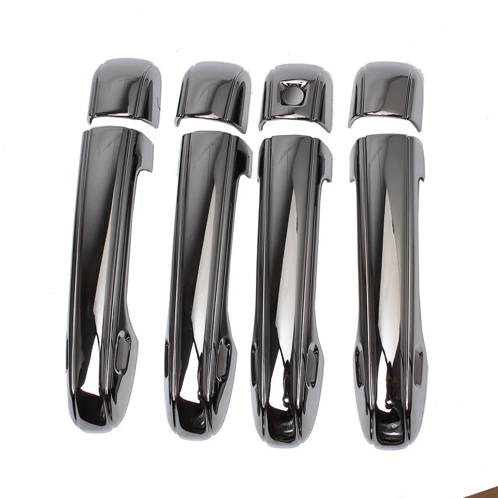 غطاء باب خاص من الكروم ، إكسسوارات سيارة مزخرفة ، إصدار ، لكزس lxx ، LX x ، مقبض-5770 ، GX460 ، أسود ـ 21 ، 4