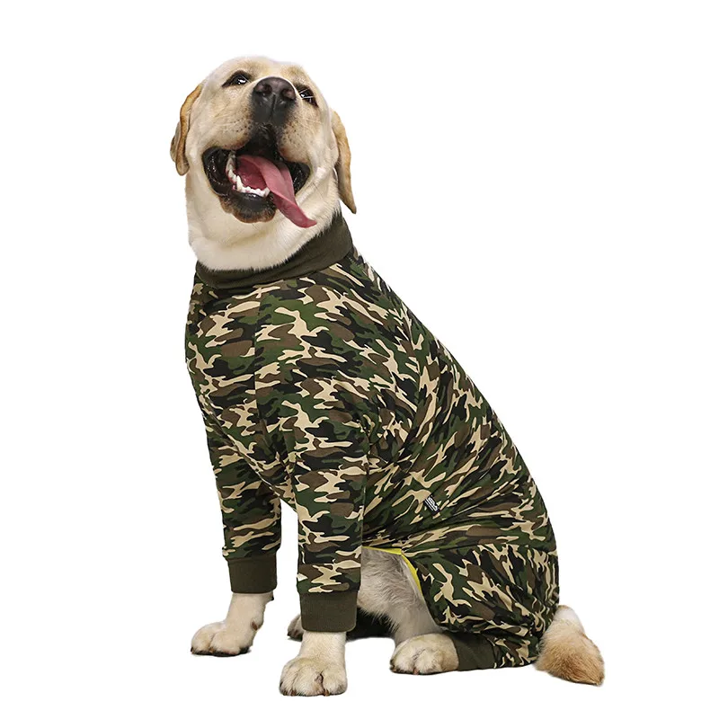 Miaododo Dog Clothes Camouflage Dog Pajamas Jumpsuit Lightweight Dog Costume Onesies For Medium Large Dogs  Girl/Boy Shirt 2020