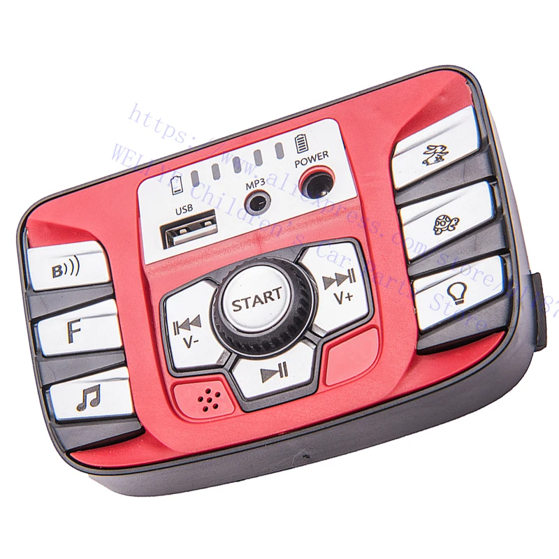 Children\'s electric vehicle power supply central control switch multi functional Bluetooth music power monitor ZK02