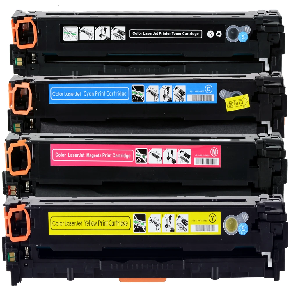 1 set Color Toner Cartridge for Compatible HP LaserJet Pro M252 M277n M277dw CF400A CF401A CF402A CF403A HP201A