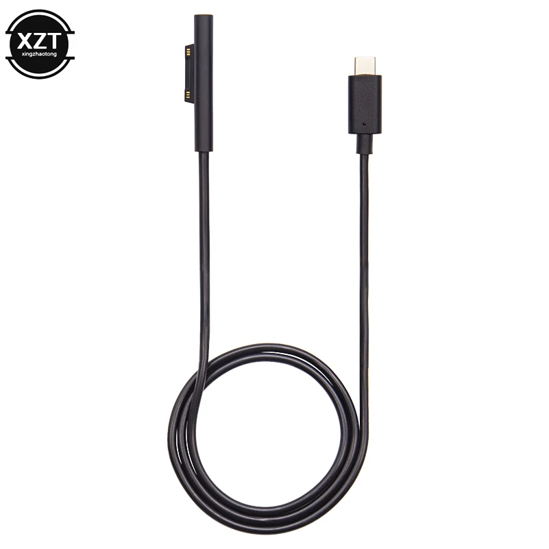 USB C Type C Power Supply Charger 15V 3A Adapter Charging Cable Cord for Microsoft Surface Pro 6 / 5 / 4 / 3 150cm